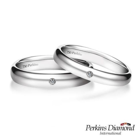 PERKINS 伯金仕 【南紡購物中心】   Classic系列  18K金結婚對戒