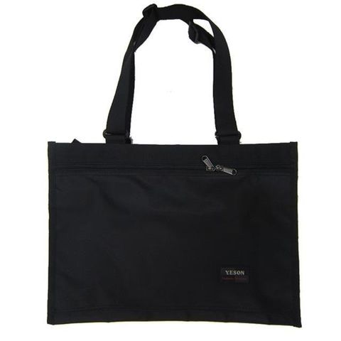YESON 手提包肩背包大容量可A4資料夾簡易袋肩背帶可調整長度高單數防水尼龍布