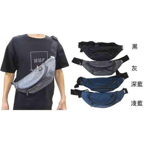 SPYWALK 腰包中容量主袋+外袋共三層工作運動隨身品專用防水尼龍布
