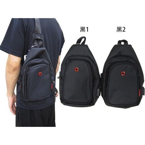 【南紡購物中心】 SPYWALK 胸背包超小容量主袋+外袋共三層防水尼龍USB+線單左右肩
