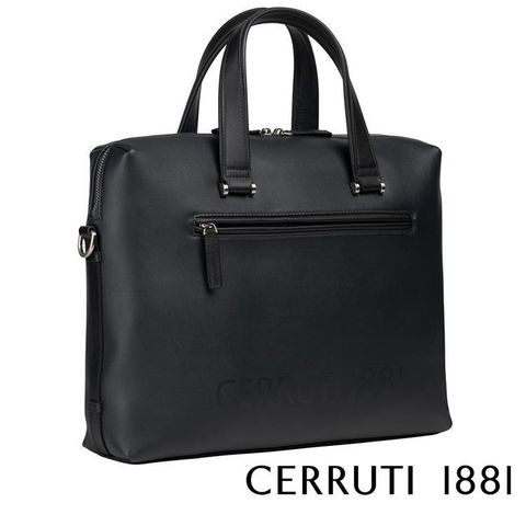 Cerruti 1881 【南紡購物中心】 限量2折 頂級義大利小牛皮公事包 全新專櫃展示品(5334M)