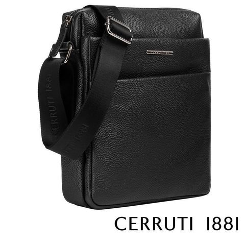 Cerruti 1881 【南紡購物中心】 限量2折 頂級義大利小牛皮斜背包側背包 全新專櫃展示品(5900M)