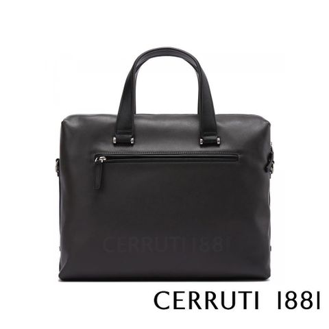 Cerruti 1881 【南紡購物中心】 限量2折 頂級義大利小牛皮公事包肩背包 全新專櫃展示品(5334M)