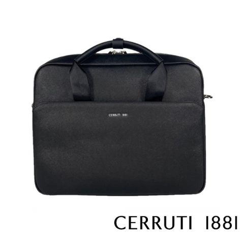 Cerruti 1881 【南紡購物中心】 限量2折 頂級義大利小牛皮公事包肩背包 全新專櫃展示品(4657S)