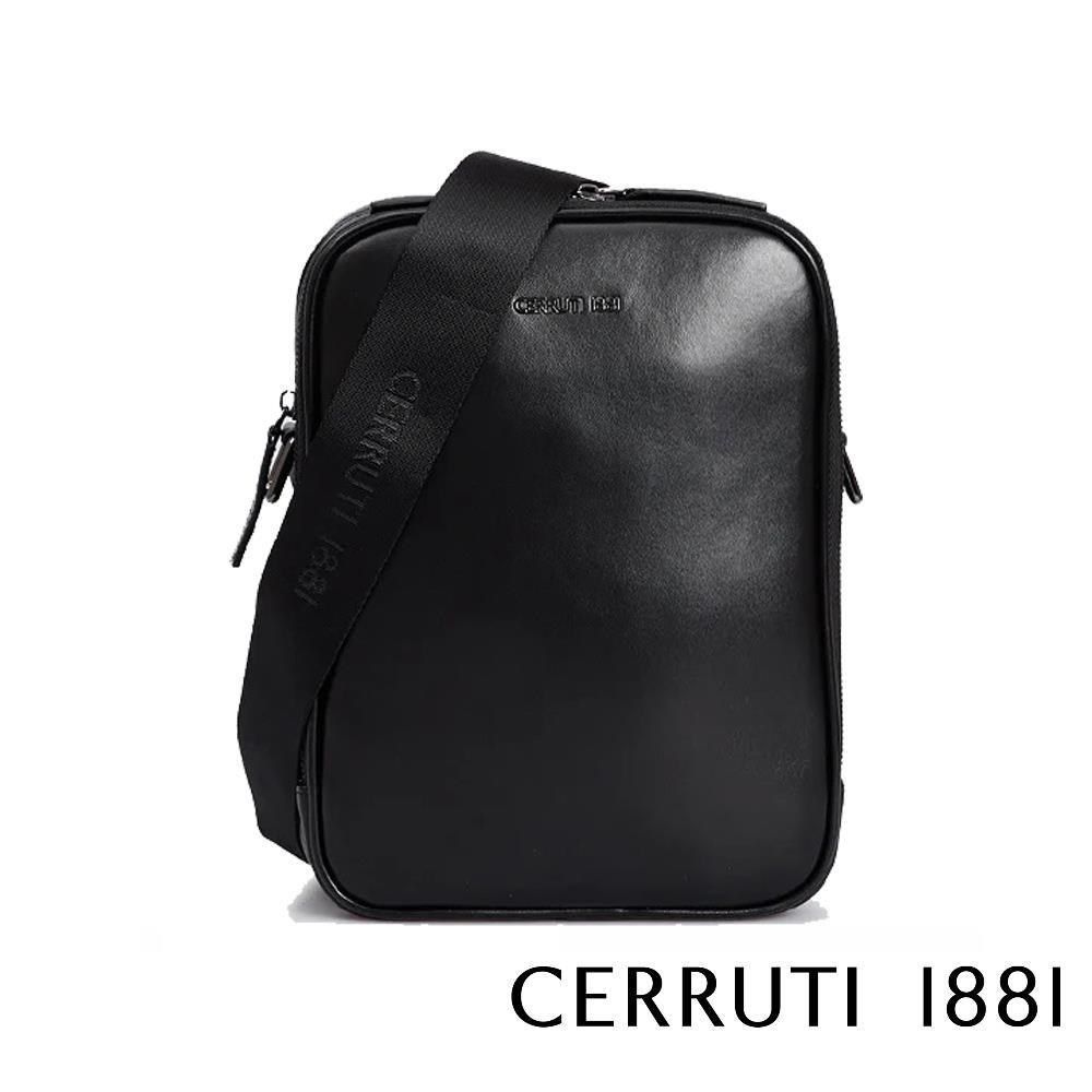 Cerruti 1881 【南紡購物中心】 限量2折 頂級小牛皮肩背包 全新專櫃展示品(5607M)