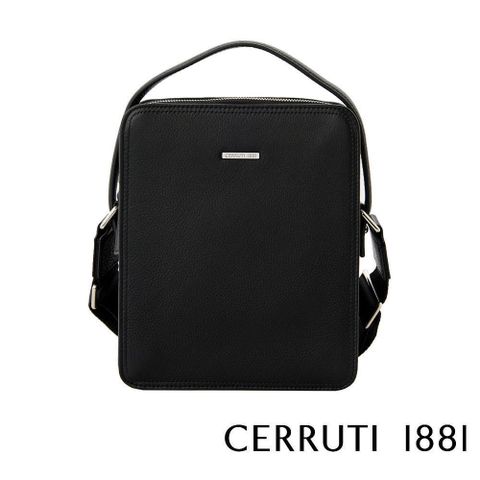 Cerruti 1881 限量2折 頂級小牛皮肩背包斜背包 全新專櫃展示品(4883M)