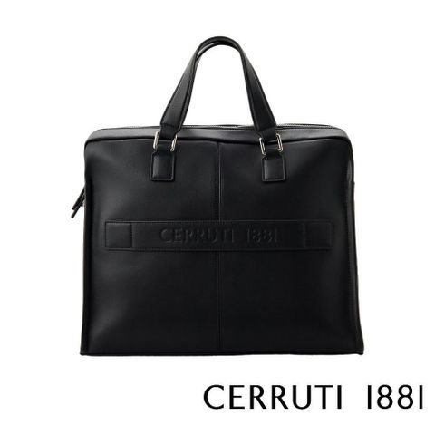 Cerruti 1881 【南紡購物中心】 限量2折 義大利頂級小牛皮公事包肩背包 全新專櫃展示品(CECA06408M)