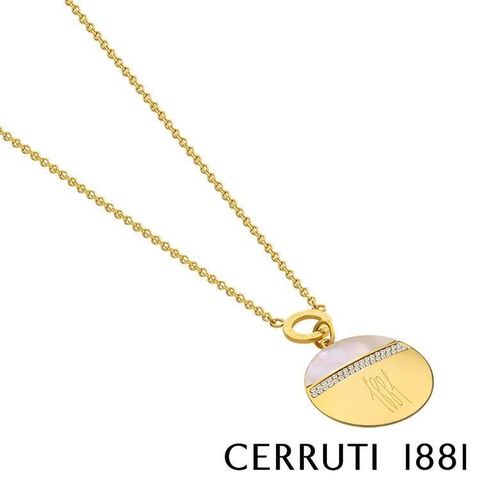 Cerruti 1881 【南紡購物中心】 限量2折 經典FRAGANCIA項鍊 全新專櫃展示品(CN0204)