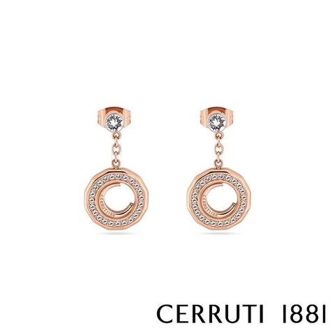 Cerruti 1881 【南紡購物中心】 限量2折 經典PETALOS耳環 全新專櫃展示品(CE5103)