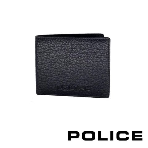 【南紡購物中心】 【POLICE】頂級NAPPA小牛皮8卡皮夾(喬治系列)
