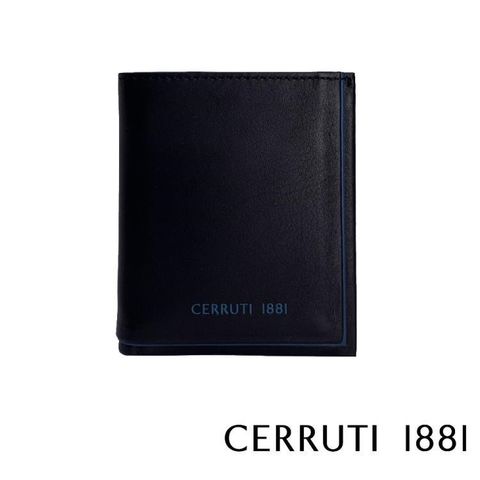 Cerruti 1881 【南紡購物中心】 限量2折 頂級義大利小牛皮6卡短夾 全新專櫃展示品(5427M)