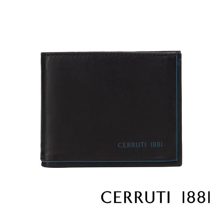 Cerruti 1881 【南紡購物中心】 限量2折 頂級義大利小牛皮8卡短夾 全新專櫃展示品(5421M)