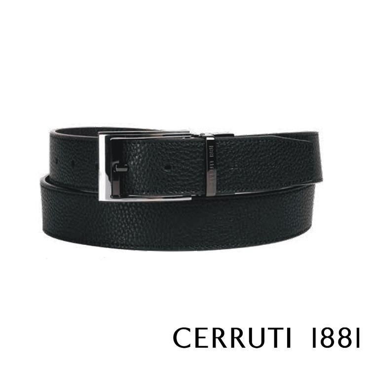 Cerruti 1881 【南紡購物中心】 限量3折 頂級義大利小牛皮皮帶 全新專櫃展示品(CECT06154M)