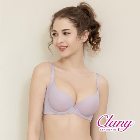 Clany 可蘭霓 【南紡購物中心】  涼感無痕集中包覆調整型 B-D內衣 戀人絮語 6930-91