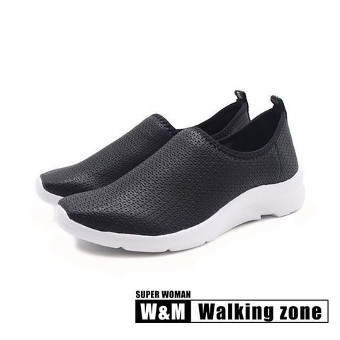 WALKING ZONE 【南紡購物中心】  So.Si Tenis輕便休閒運動鞋 女鞋-黑