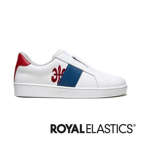 Royal Elastics 【南紡購物中心】  BISHOP 白藍紅真皮運動休閒鞋 (女) 91741-051
