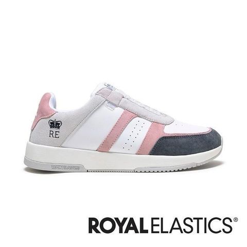 ROYAL ELASTICS ICON ULTRA LUX 白粉灰真皮運動休閒鞋 (女) 97443-018