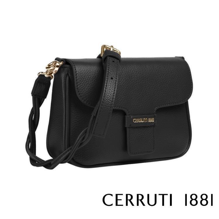 Cerruti 1881 【南紡購物中心】 限量2折 頂級義大利小牛皮肩背包 全新專櫃展示品(5272M)