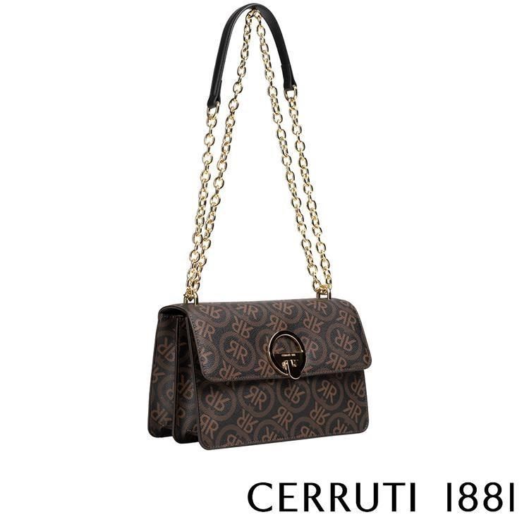 Cerruti 1881 【南紡購物中心】 限量2折 頂級義大利皮革肩背包 全新專櫃展示品(5782P)