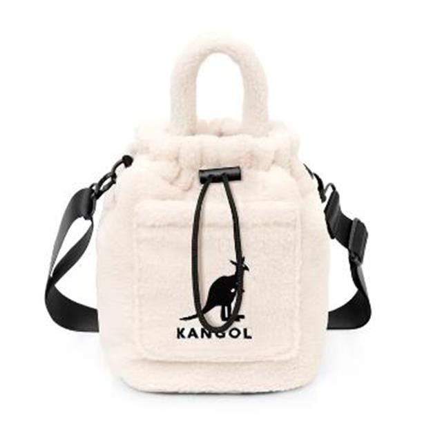  【南紡購物中心】 KANGOL 水桶包超小容量進口防水布活動長背帶手提肩背斜背