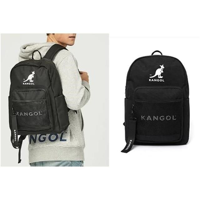  【南紡購物中心】 KANGOL 後背包大容量可A4資料夾進口防水尼龍布