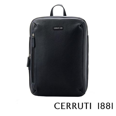 Cerruti 1881 【南紡購物中心】 限量2折 頂級義大利小牛皮後背包 全新專櫃展示品(5934M)