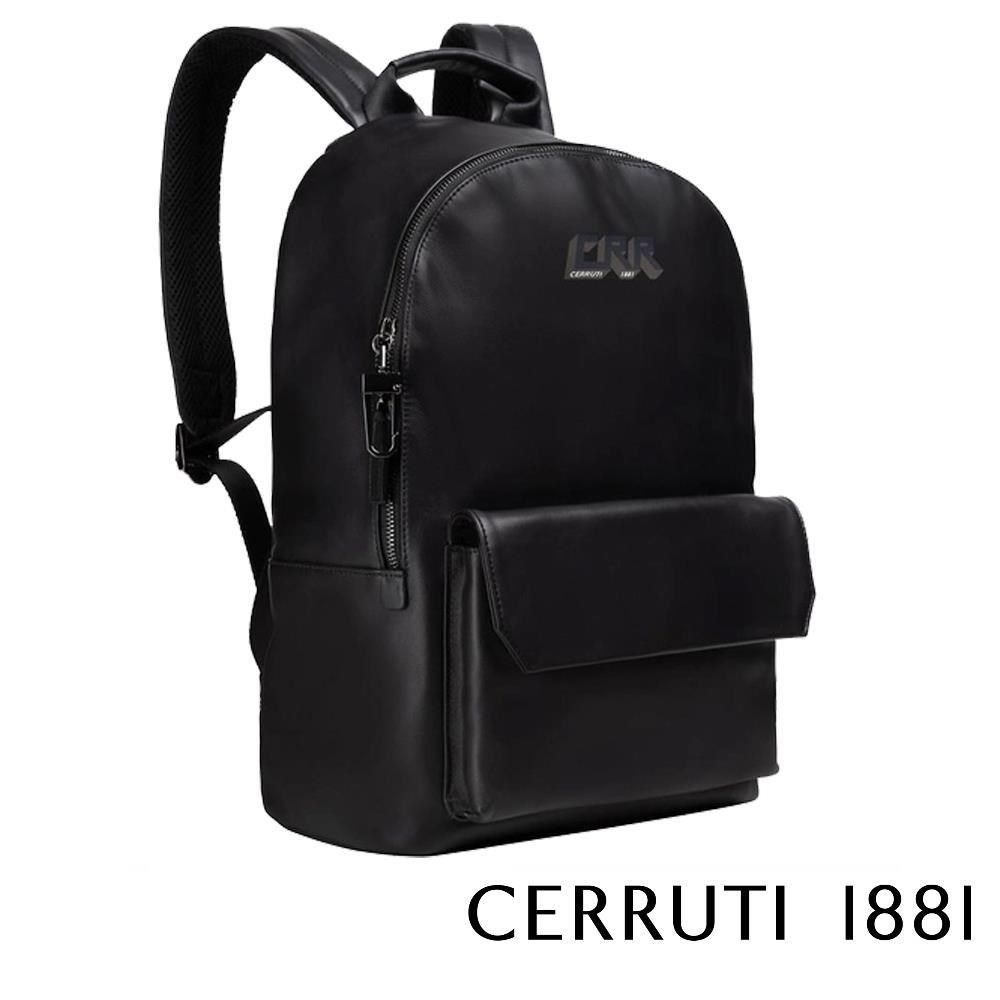 Cerruti 1881 【南紡購物中心】 限量2折 頂級義大利小牛皮後背包 全新專櫃展示品(6273M)