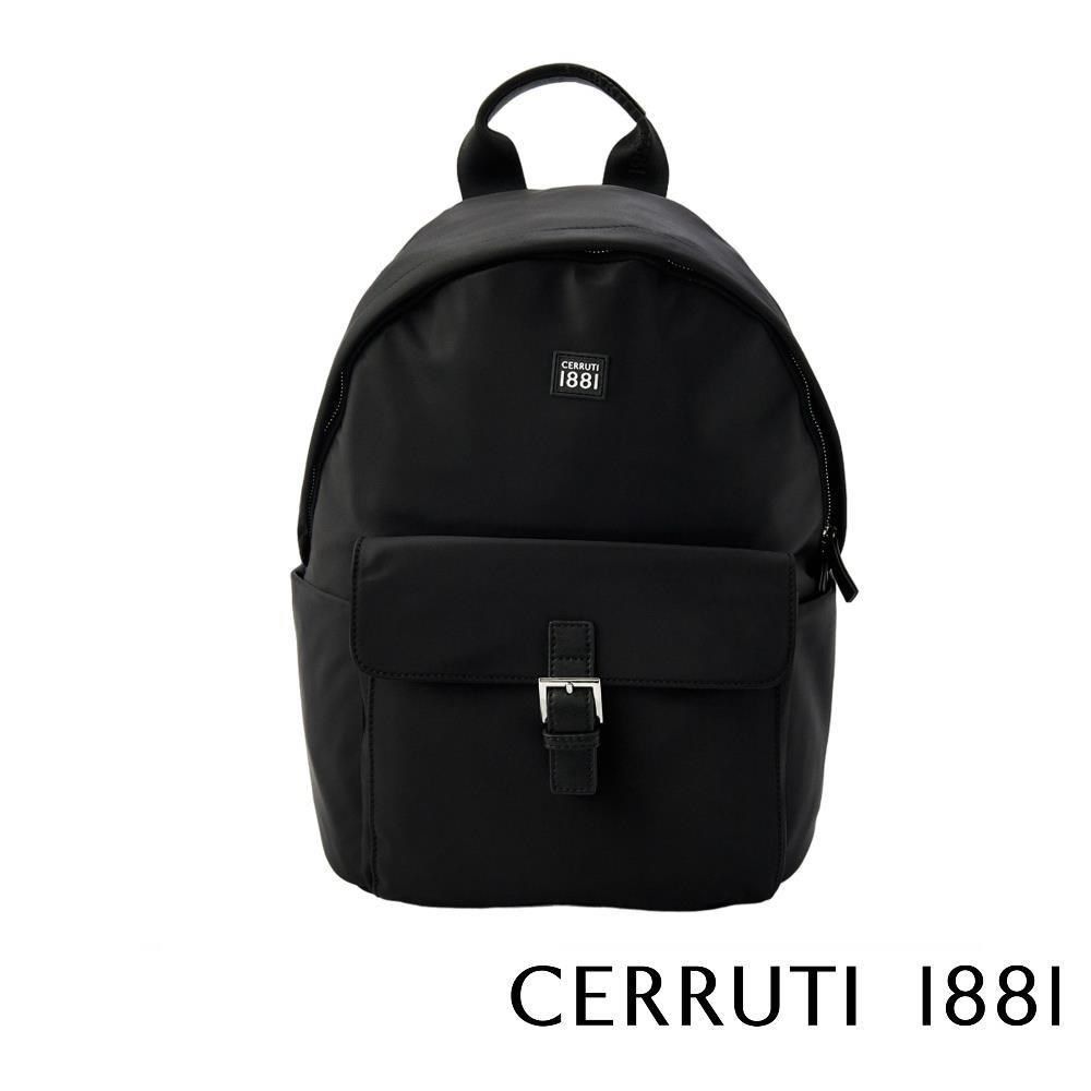 Cerruti 1881 限量2折 義大利頂級後背包 全新專櫃展示品(黑色 6658N)