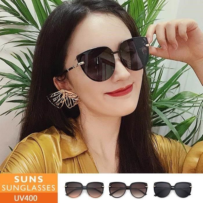 SUNS 【南紡購物中心】 時尚復古墨鏡 韓版貓眼造型墨鏡/太陽眼鏡 抗UV(A30524)