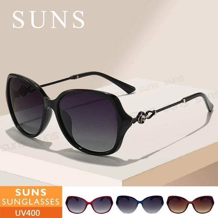 SUNS 抗UV太陽眼鏡 璀璨鑲鑽造型墨鏡 時尚女款墨鏡 顯小臉抗UV(82576)