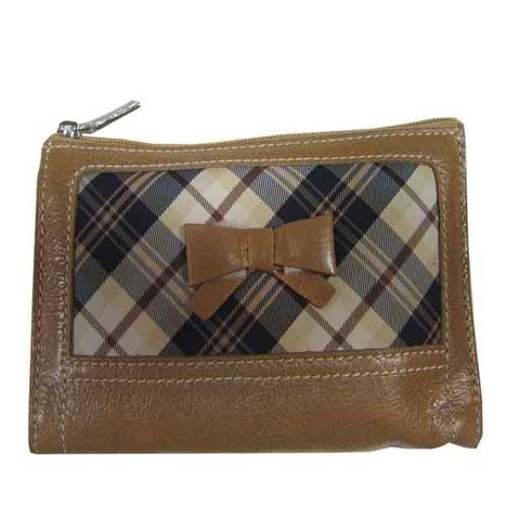 Kinloch Andereson 零錢包英國專櫃鑰匙包100%進口牛皮+專利格紋