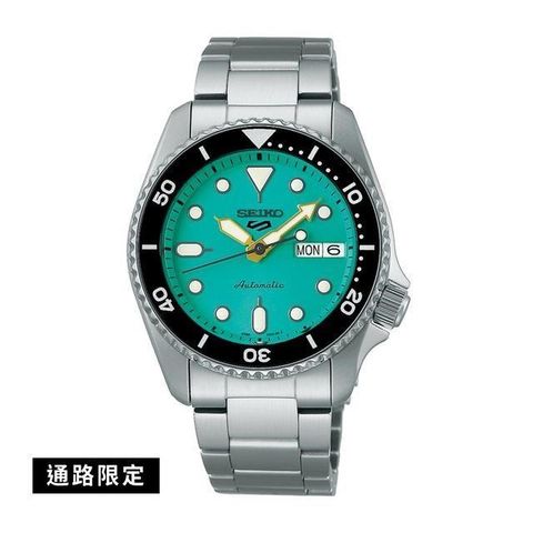 SEIKO 精工 【南紡購物中心】 SK037  4R36-14B0G(SRPK33K1) 5 Sports 系列機械錶 綠面 38mm