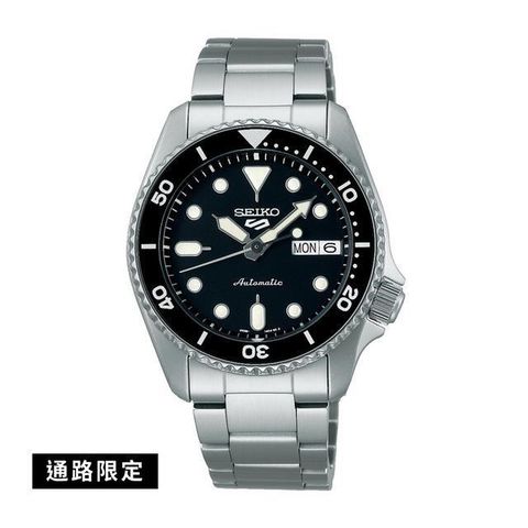 SEIKO 精工 【南紡購物中心】 SK037  4R36-14B0D(SRPK29K1) 5 Sports 系列機械錶 黑面 38mm