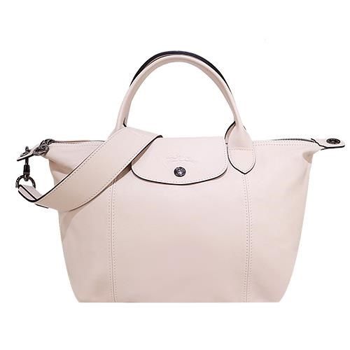 Longchamp Light Pink Leather Extra Small Le Pliage 2way