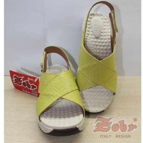 【南紡購物中心】 ZOBR路豹 最新羽量化H系列涼鞋(黃洞) H238