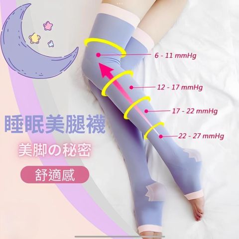 【南紡購物中心】 【美肌刻】180丹睡眠機能襪 JG-3290