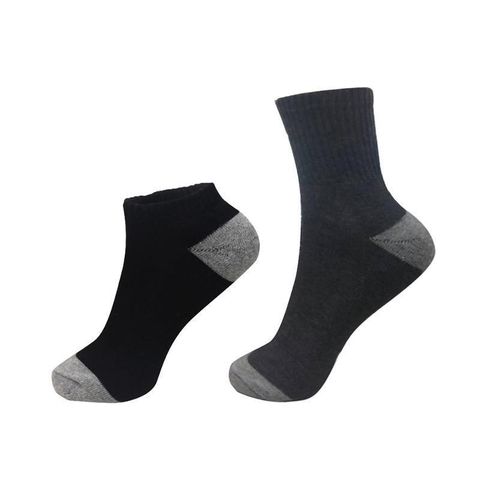 【Homey】MIT台灣製竹炭紗 男襪 女襪 1/2襪 船襪 短襪 健康襪 12雙組