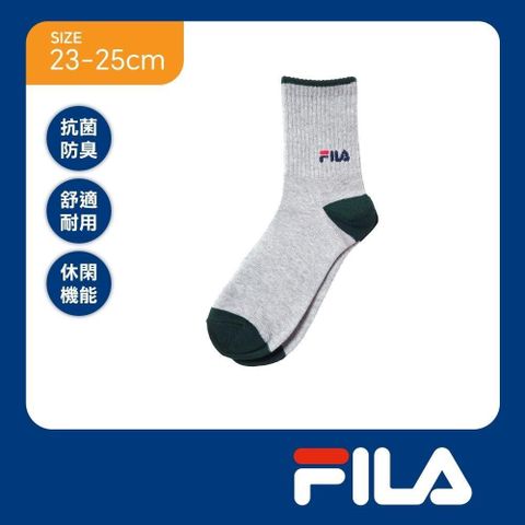 【non-no儂儂褲襪】FILA女1/2襪3525-455(3入)