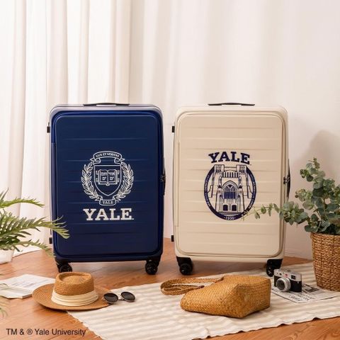 耶魯大學 Yale University 28吋前開上掀式行李箱(2年保固 海關鎖)