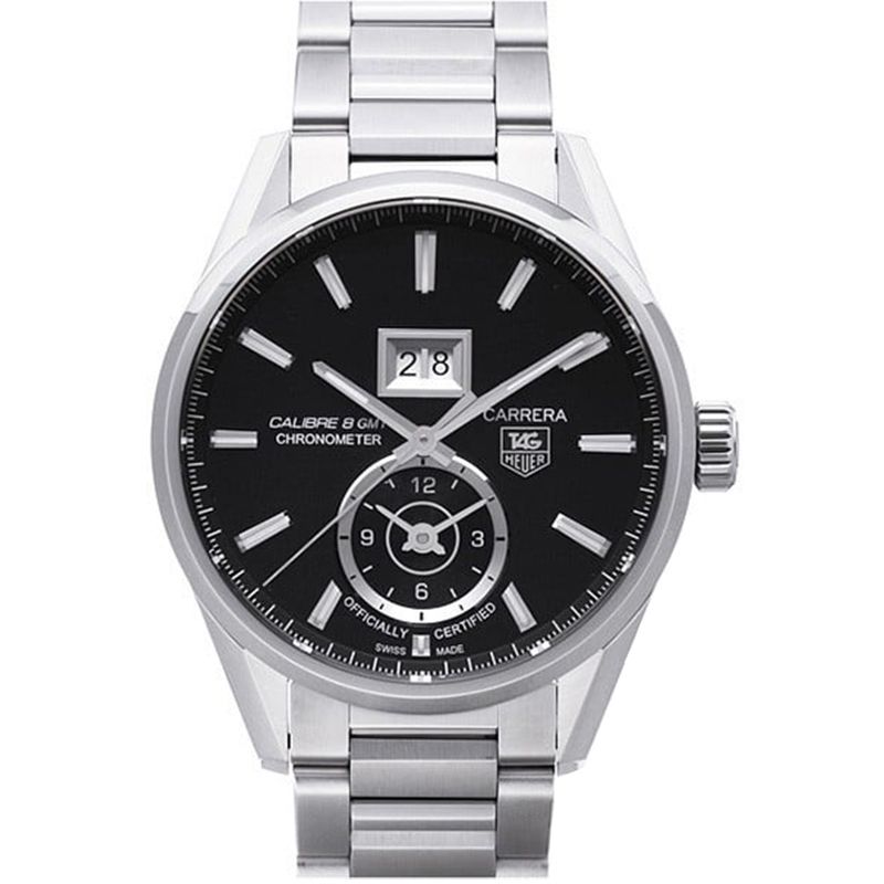 TAG Heuer 豪雅   CARRERA 系列黑面日期大視窗(WAR5010.BA0723)x41mm