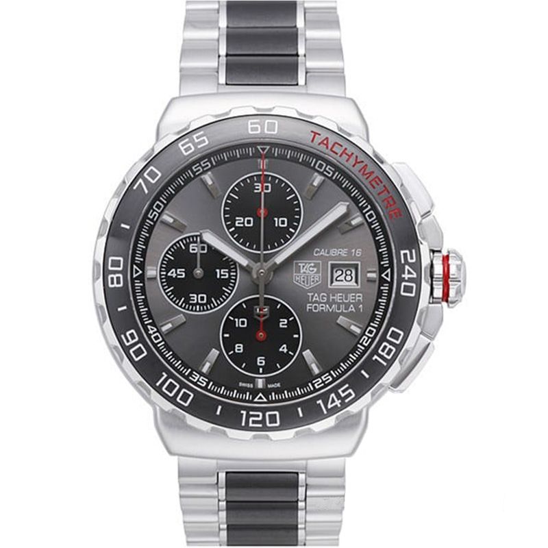 TAG Heuer 豪雅   Formula 1自動上鍊計時腕表(CAU2011.BA0873)x灰面x44mm