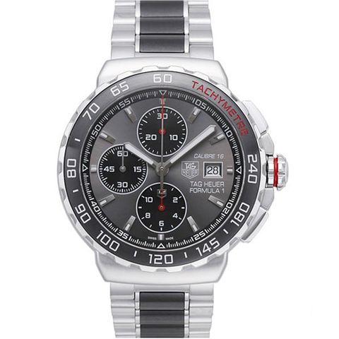 TAG Heuer 豪雅 Formula 1自動上鍊計時腕表(CAU2011.BA0873)x灰面x44mm