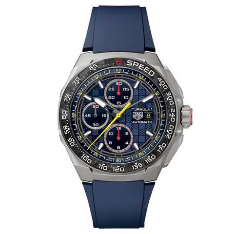 TAG Heuer 豪雅 FORMULA 1 紅牛車隊鈦金屬計時橡膠腕表(CBZ2080.FT8091)x44mm