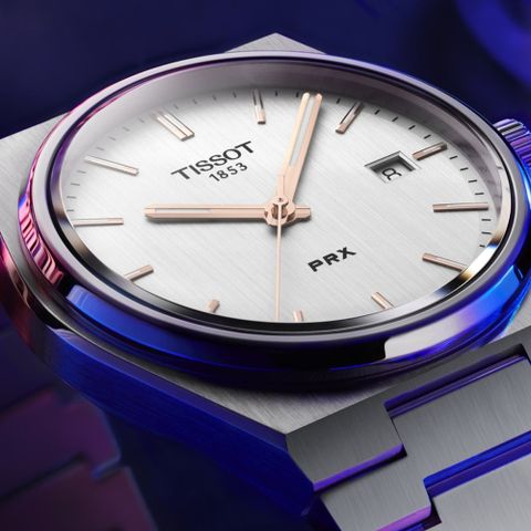 TISSOT 天梭 官方授權  PRX 40 205 復古新浪潮時尚男錶(T1374101103100)