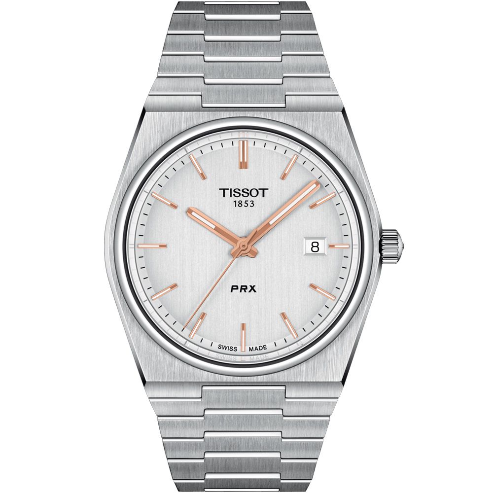 TISSOT 天梭  錶 PRX 40 205 復古新浪潮時尚男錶(T1374101103100)