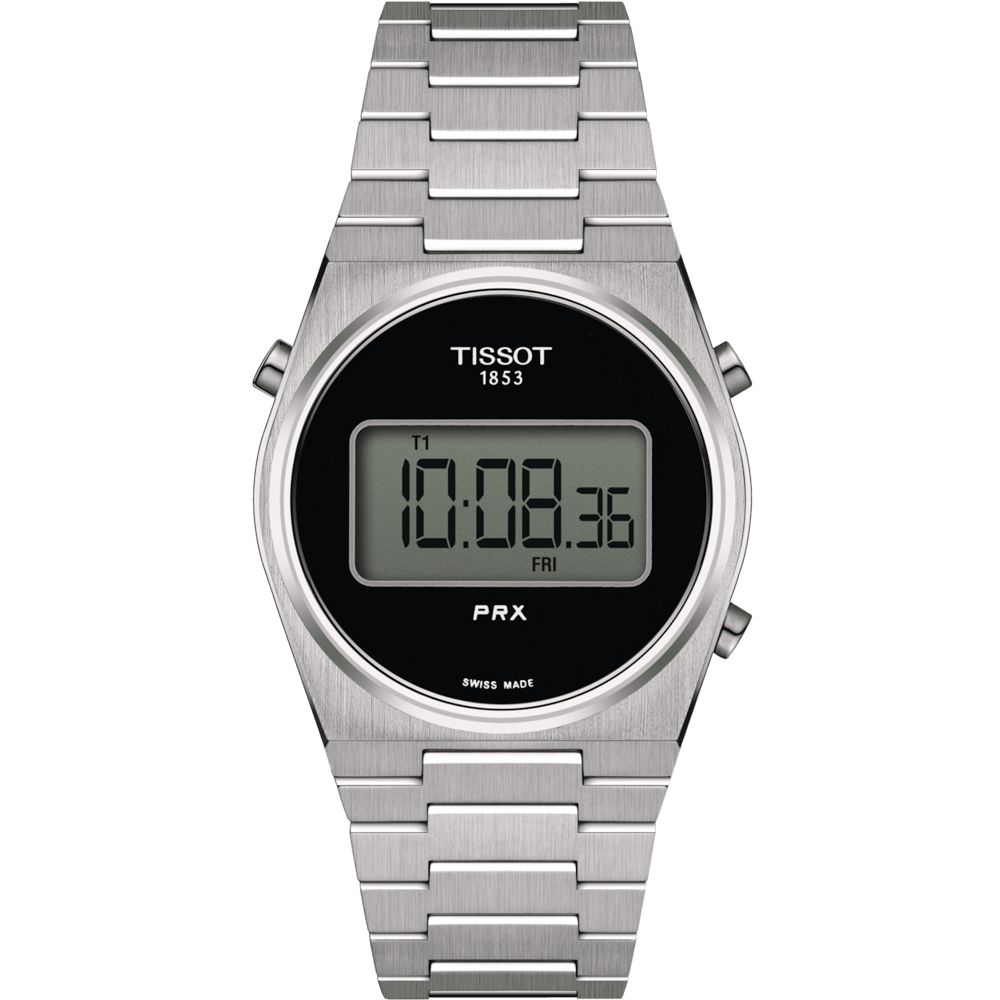 TISSOT 天梭   官方授權 PRX Digital 數位石英手錶-T1372631105000