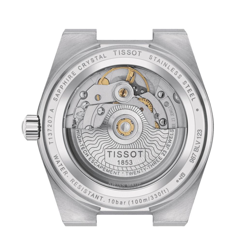 TISSOT 天梭   PRX 機械錶 女錶 薄荷綠-35mm 手錶 慶端午 包粽 指針錶-T1372071109101