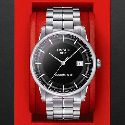 TISSOT 天梭 LUXURY 簡約時尚機械腕錶 雙11 特惠 T0864071105100