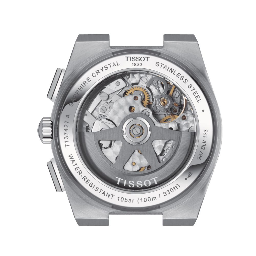 T137427 APPHIRE CRYSTATISSOT1853WATER-RESISTANT 10bar (100mTISSOT 330ft)STAINLESS STEEL987 BLV 123