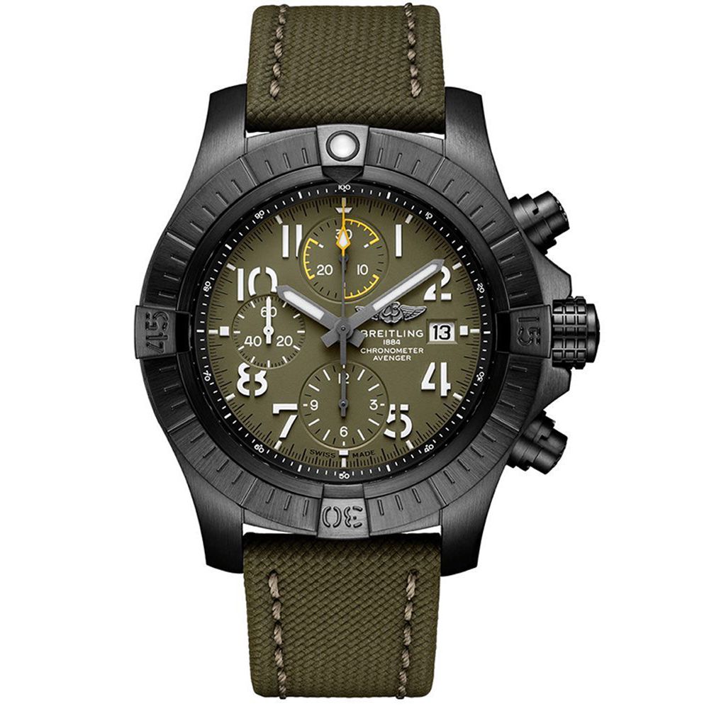 BREITLING 百年靈  AVENGER 復仇者鈦金屬計時腕表(V13317101L1X2)x45mm